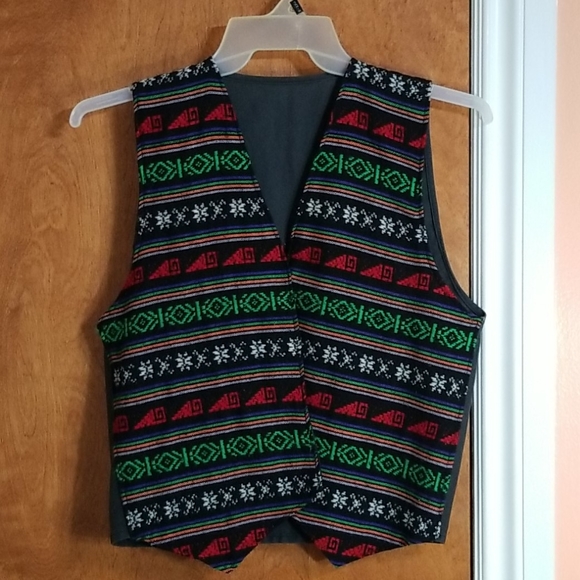 🕸Vintage Handmade Bolivian Medium Boho Vest - Picture 5 of 7